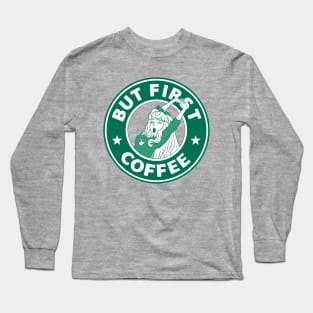 But First Coffee Sleeping Beauty Long Sleeve T-Shirt